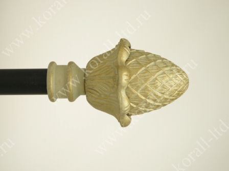 Н Шишка ваниль-золото 16 мм  030